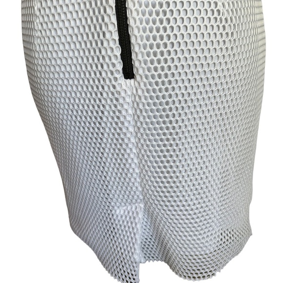 Milly Black & White Bustier Dress with Mess Overlay Size 4 - Picture 10 of 17